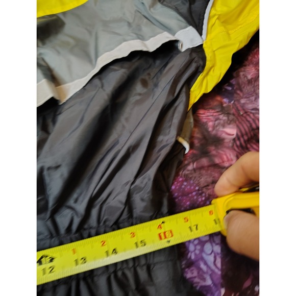Vintage Y2K Fieldsheer Motorcycle Rain Jacket Men's Large Black Yellow Nylon‎ - Picture 6 of 8